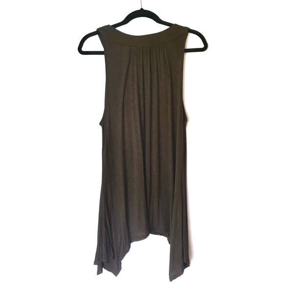 Brown Tank With Beaded Detail - Picture 2 of 5